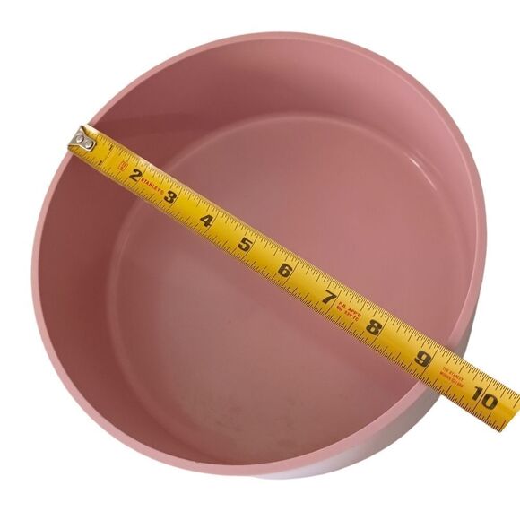 KASEN Melamine Salad Set Pink Large Bowl 4 Small Bowls 4 Plates Peter Pan MCM - Picture 5 of 16